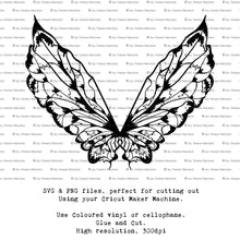 Load image into Gallery viewer, SVG FAIRY WINGS for CRICUT - Set 62
