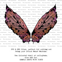 Load image into Gallery viewer, SVG FAIRY WINGS for CRICUT - Set 62
