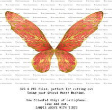 Load image into Gallery viewer, SVG FAIRY WINGS for CRICUT - Set 64
