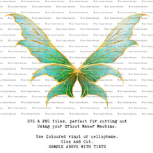 Load image into Gallery viewer, SVG FAIRY WINGS for CRICUT - Set 67
