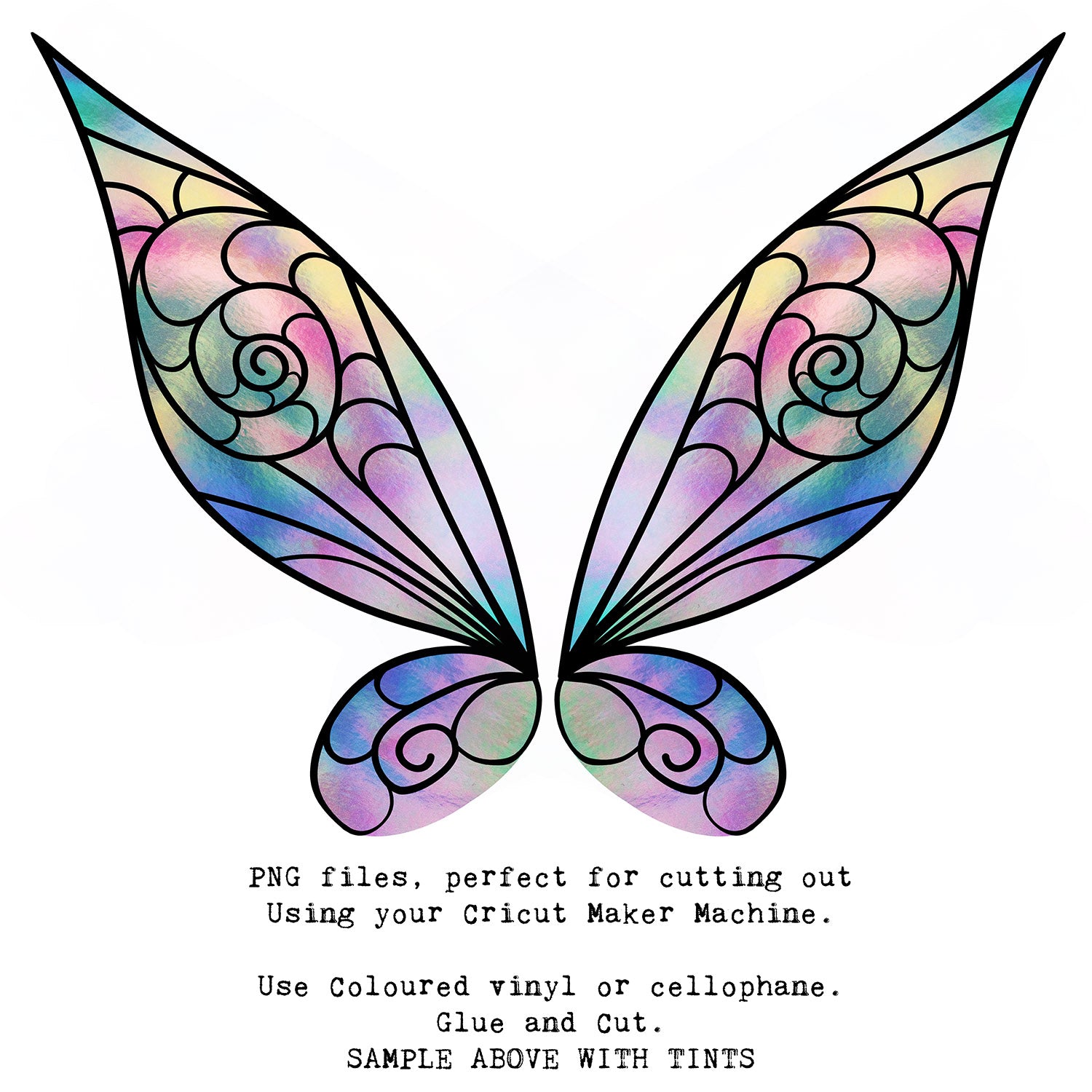 Printable Fairy Wing Template