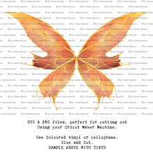 Load image into Gallery viewer, SVG FAIRY WINGS for CRICUT - Set 72
