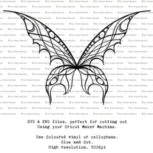 Load image into Gallery viewer, SVG FAIRY WINGS for CRICUT - Set 73
