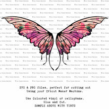 Load image into Gallery viewer, SVG FAIRY WINGS for CRICUT - Set 76
