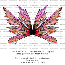Load image into Gallery viewer, SVG FAIRY WINGS for CRICUT - Set 77
