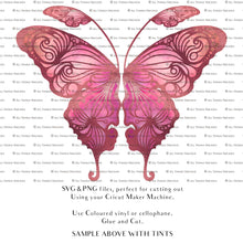 Load image into Gallery viewer, SVG FAIRY WINGS for CRICUT - Set 86
