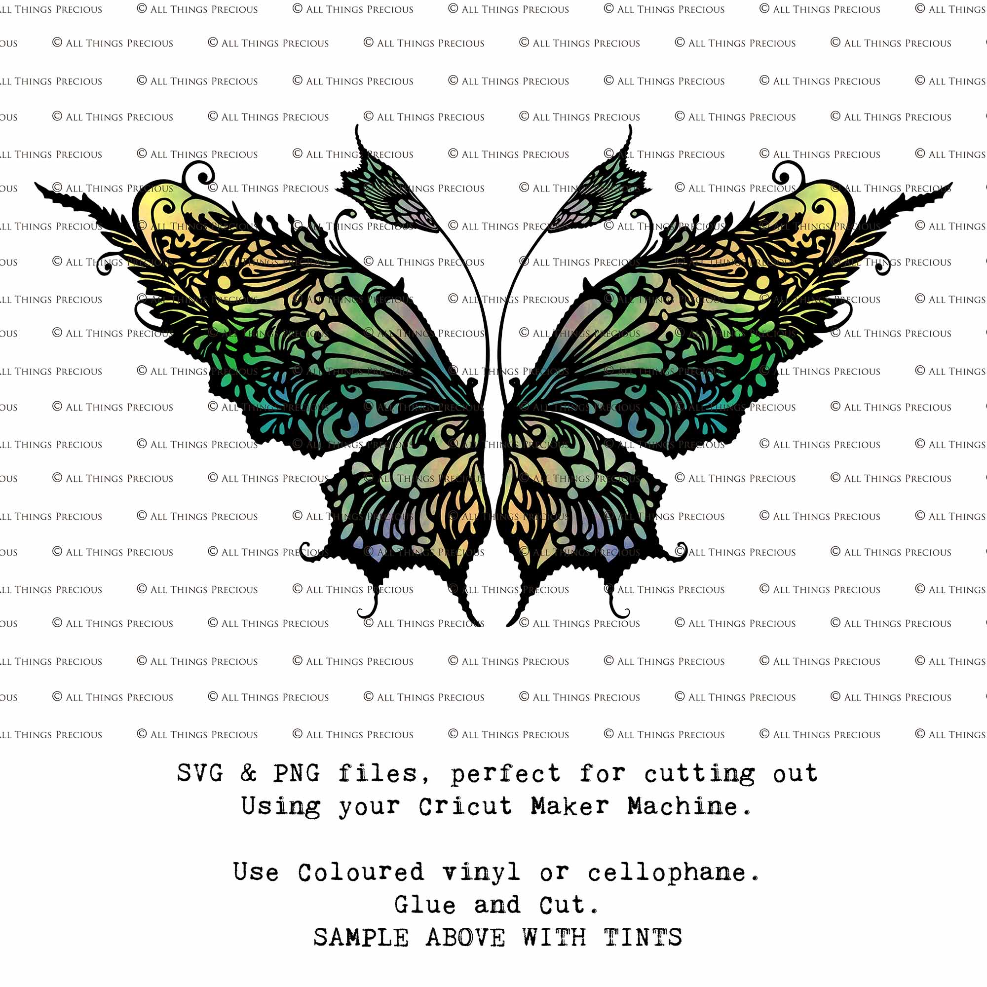 SVG & PNG Fairy/Angel Wing files for Cricut, Silhouette Cameo and other Cutting Machines. Create wearable fairy wings, all sizes. Perfect for Halloween Costumes, Fantasy, Cosplay, Photography. Prints, Wedding, Engagement, Baby Shower invitations, Sublimation Printing, Clip Art and more. Cut and assemble. ATP Textures.