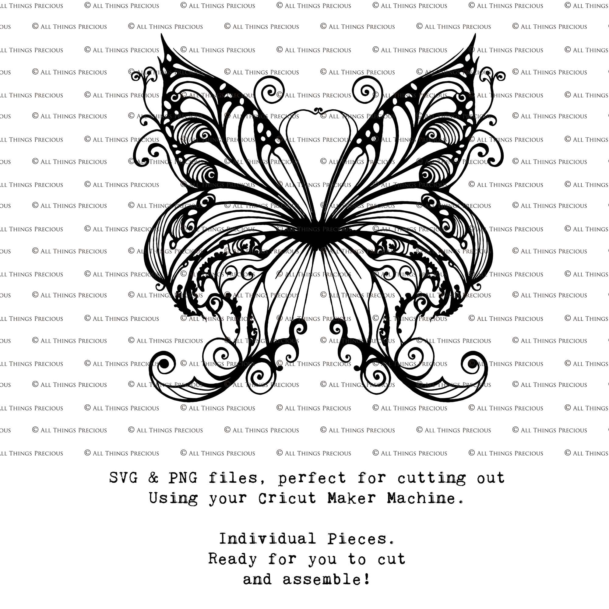 SVG & PNG Fairy/Angel Wing files for Cricut, Silhouette Cameo and other Cutting Machines. Create wearable fairy wings, all sizes. Perfect for Halloween Costumes, Fantasy, Cosplay, Photography. Prints, Wedding, Engagement, Baby Shower invitations, Sublimation Printing, Clip Art and more. Cut and assemble. ATP Textures.