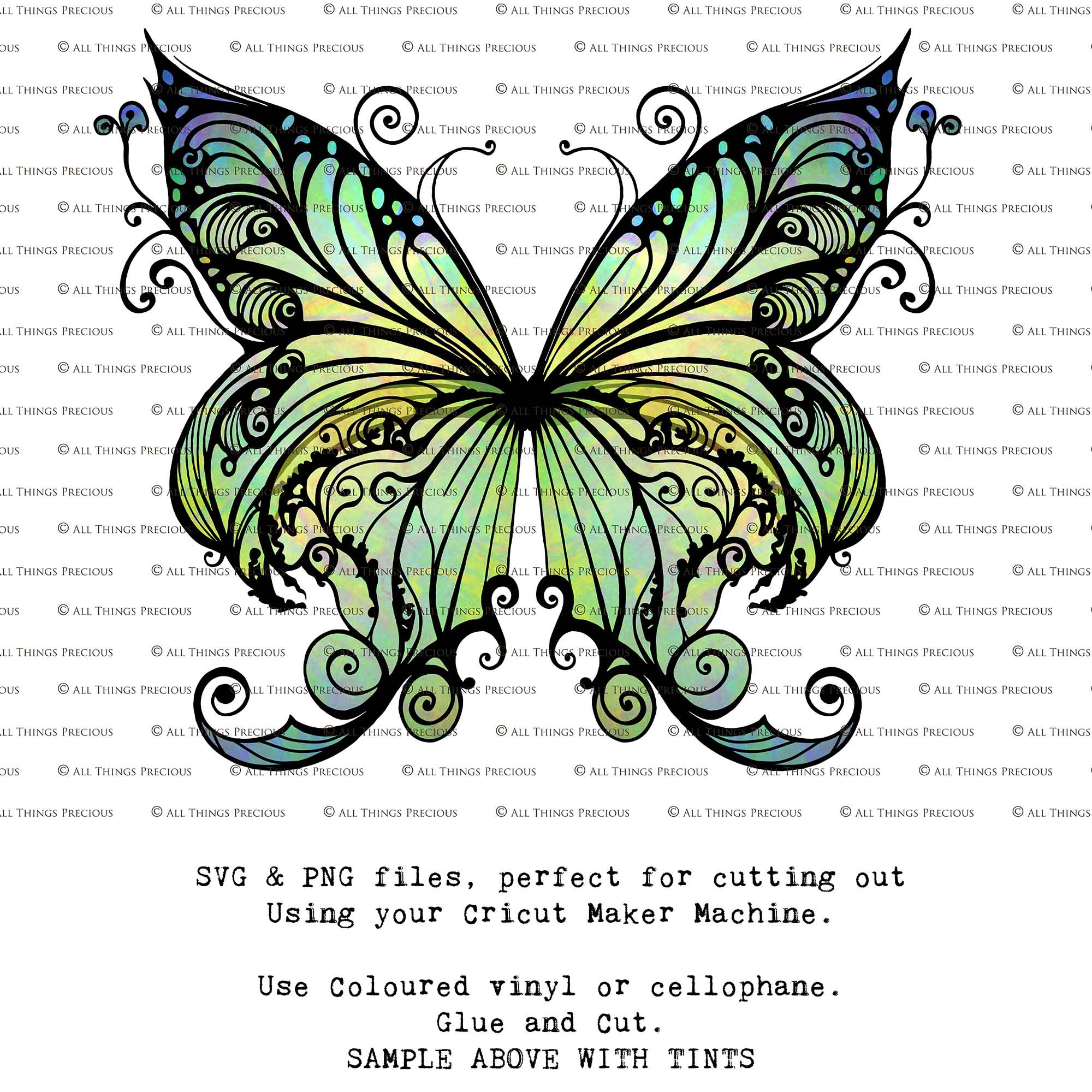SVG & PNG Fairy/Angel Wing files for Cricut, Silhouette Cameo and other Cutting Machines. Create wearable fairy wings, all sizes. Perfect for Halloween Costumes, Fantasy, Cosplay, Photography. Prints, Wedding, Engagement, Baby Shower invitations, Sublimation Printing, Clip Art and more. Cut and assemble. ATP Textures.