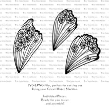 Load image into Gallery viewer, SVG FAIRY WINGS for CRICUT - Set 94
