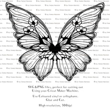 Load image into Gallery viewer, SVG FAIRY WINGS for CRICUT - Set 95
