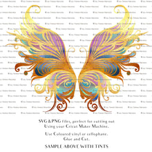 Load image into Gallery viewer, SVG FAIRY WINGS for CRICUT - Set 97
