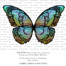 Load image into Gallery viewer, SVG FAIRY WINGS for CRICUT - Set 99
