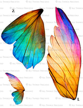 Load image into Gallery viewer, PRINTABLE FAIRY WINGS - Set 52
