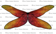 Load image into Gallery viewer, PRINTABLE FAIRY WINGS for Art Dolls - Set 49 - Black
