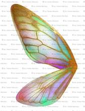 Load image into Gallery viewer, PRINTABLE FAIRY WINGS for Art Dolls - Set 28
