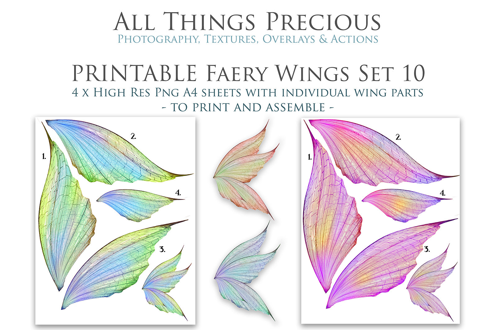 Print Fairy Wings COMMERCIAL LICENCE