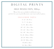Load image into Gallery viewer, Floral BLACK No.3 - DIGITAL PRINT
