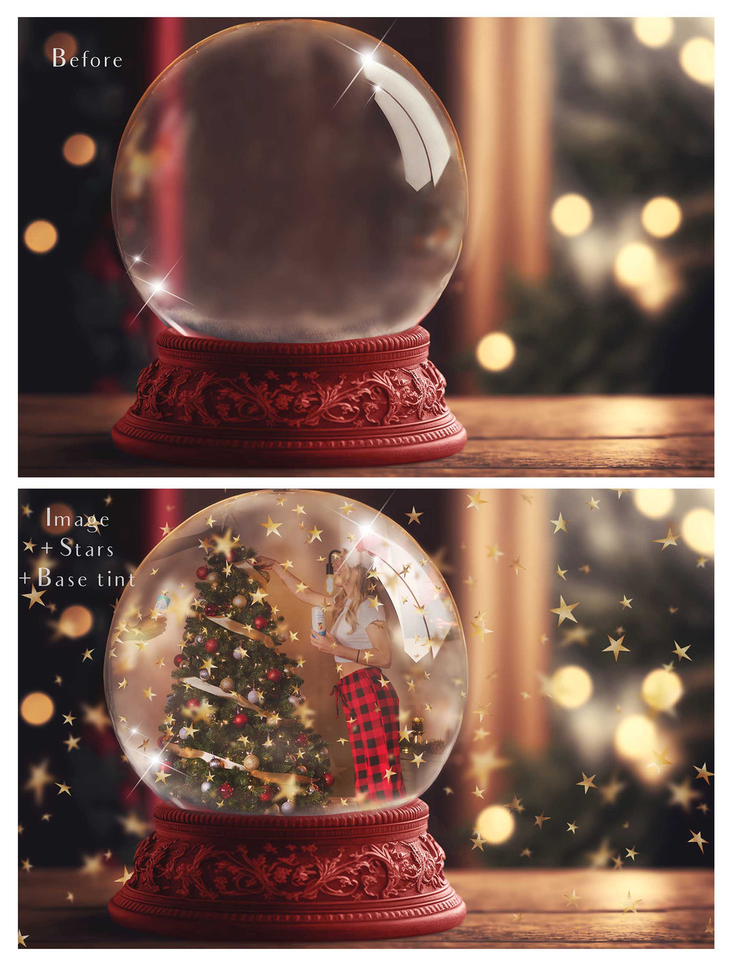 Digital Snow Globe Background, with snow Overlays and a PSD Template included in the set.The globe is transparent, perfect for you to add your own images and retain the snow globe effect. Photoshop Photography Background. Printable, Editable Card for Christmas with Santa Window or Glass Globe. ATP Textures