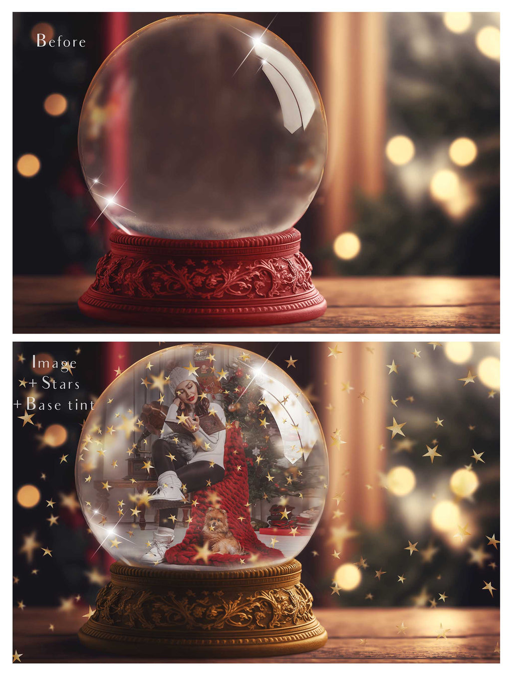 Digital Snow Globe Background, with snow Overlays and a PSD Template included in the set.The globe is transparent, perfect for you to add your own images and retain the snow globe effect. Photoshop Photography Background. Printable, Editable Card for Christmas with Santa Window or Glass Globe. ATP Textures