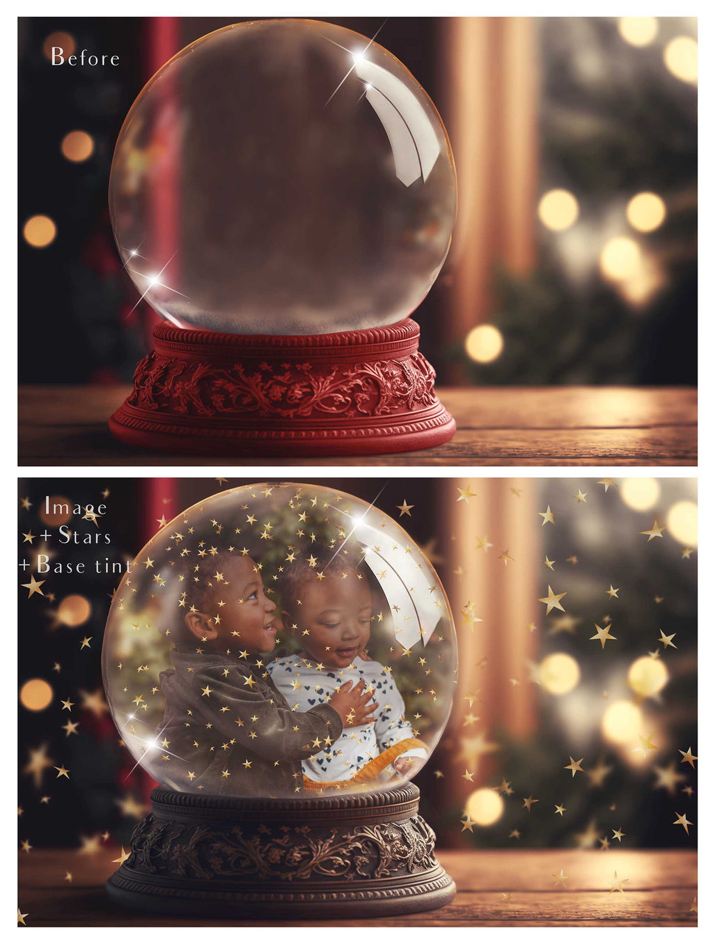 Digital Snow Globe Background, with snow Overlays and a PSD Template included in the set.The globe is transparent, perfect for you to add your own images and retain the snow globe effect. Photoshop Photography Background. Printable, Editable Card for Christmas with Santa Window or Glass Globe. ATP Textures