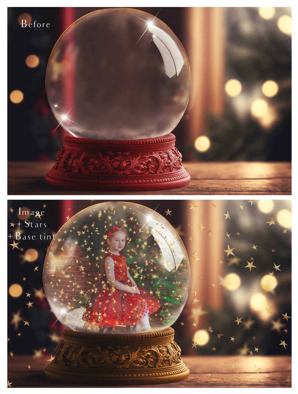 Digital Snow Globe Background, with snow Overlays and a PSD Template included in the set.The globe is transparent, perfect for you to add your own images and retain the snow globe effect. Photoshop Photography Background. Printable, Editable Card for Christmas with Santa Window or Glass Globe. ATP Textures