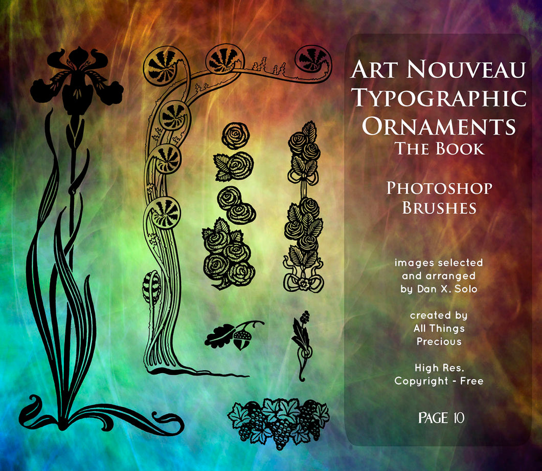 PHOTOSHOP BRUSHES - Art Nouveau Page 10 FREE DOWNLOAD