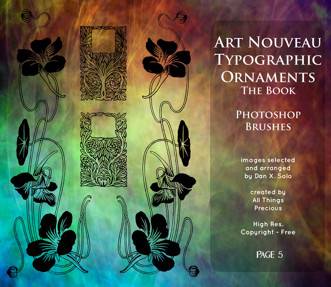 PHOTOSHOP BRUSHES - Art Nouveau Page 5 - FREE DOWNLOAD