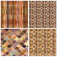 Load image into Gallery viewer, TEXTURED PATTERN Gold Multicoloured 3 - Digital Papers
