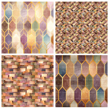Load image into Gallery viewer, TEXTURED PATTERN Gold Multicoloured 3 - Digital Papers
