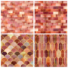 Load image into Gallery viewer, TEXTURED PATTERN Gold &amp; Red - Digital Papers
