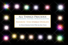 Load image into Gallery viewer, RAINBOW STAR Digital Overlays
