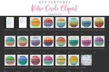 Load image into Gallery viewer, RETRO CIRCLE Clipart
