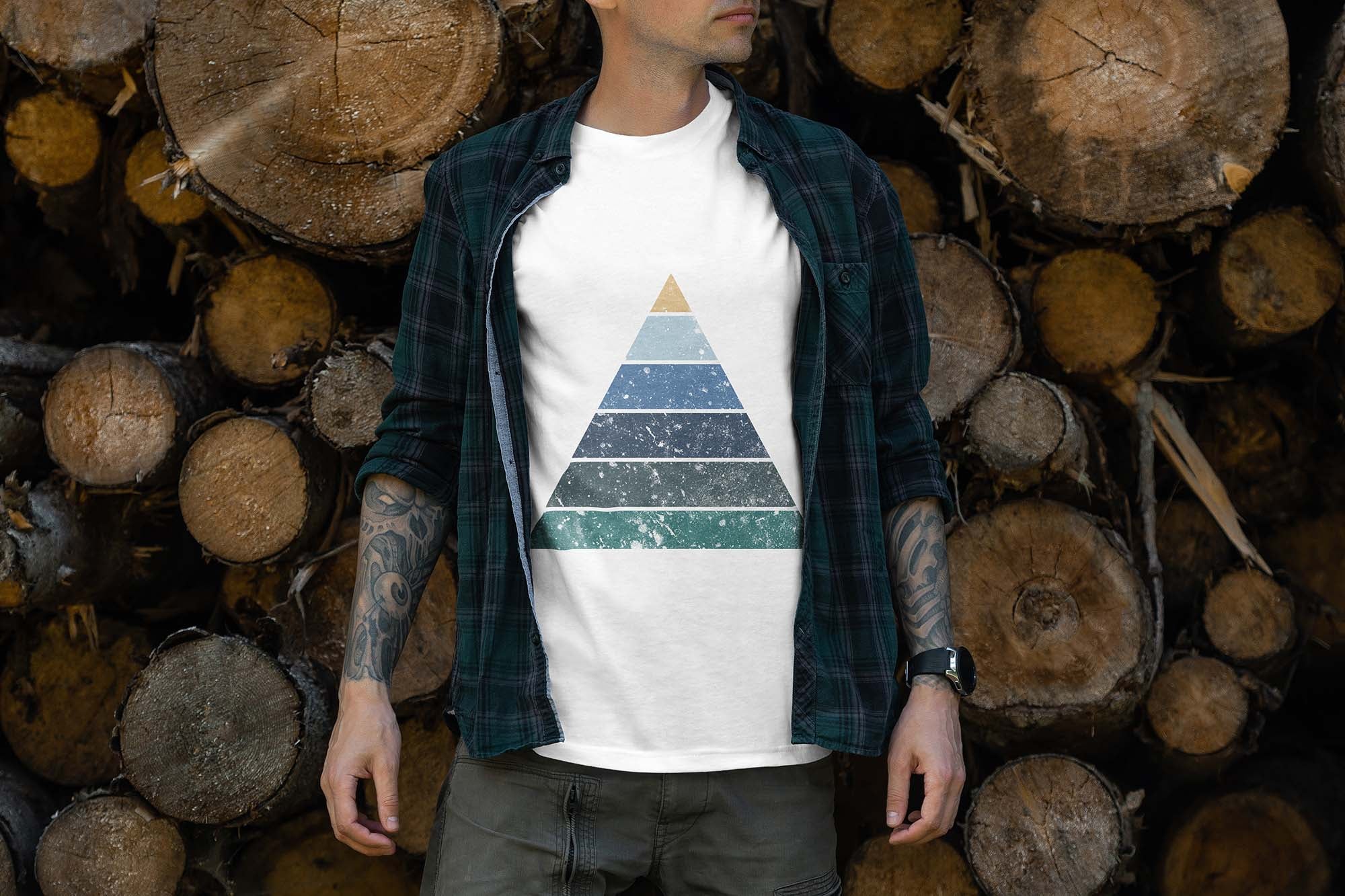 RETRO TRIANGLE Clipart