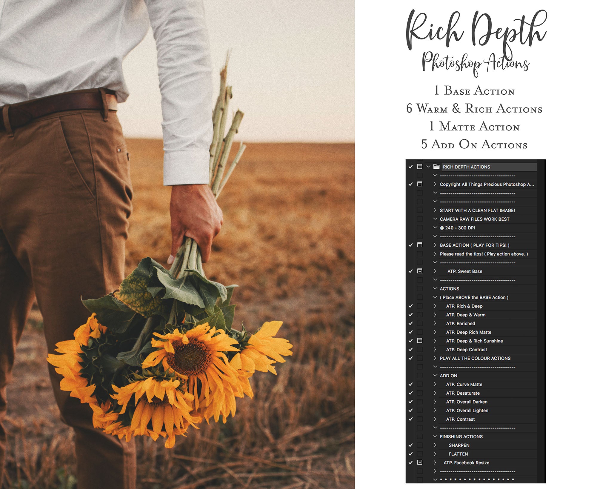 Photoshop Actions - RICH DEPTH