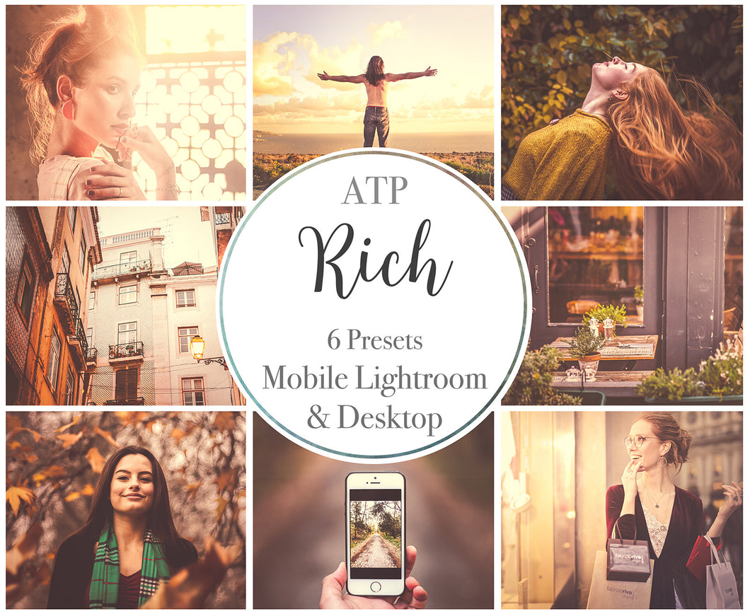 RICH Lightroom Presets - For Mobile and Desktop