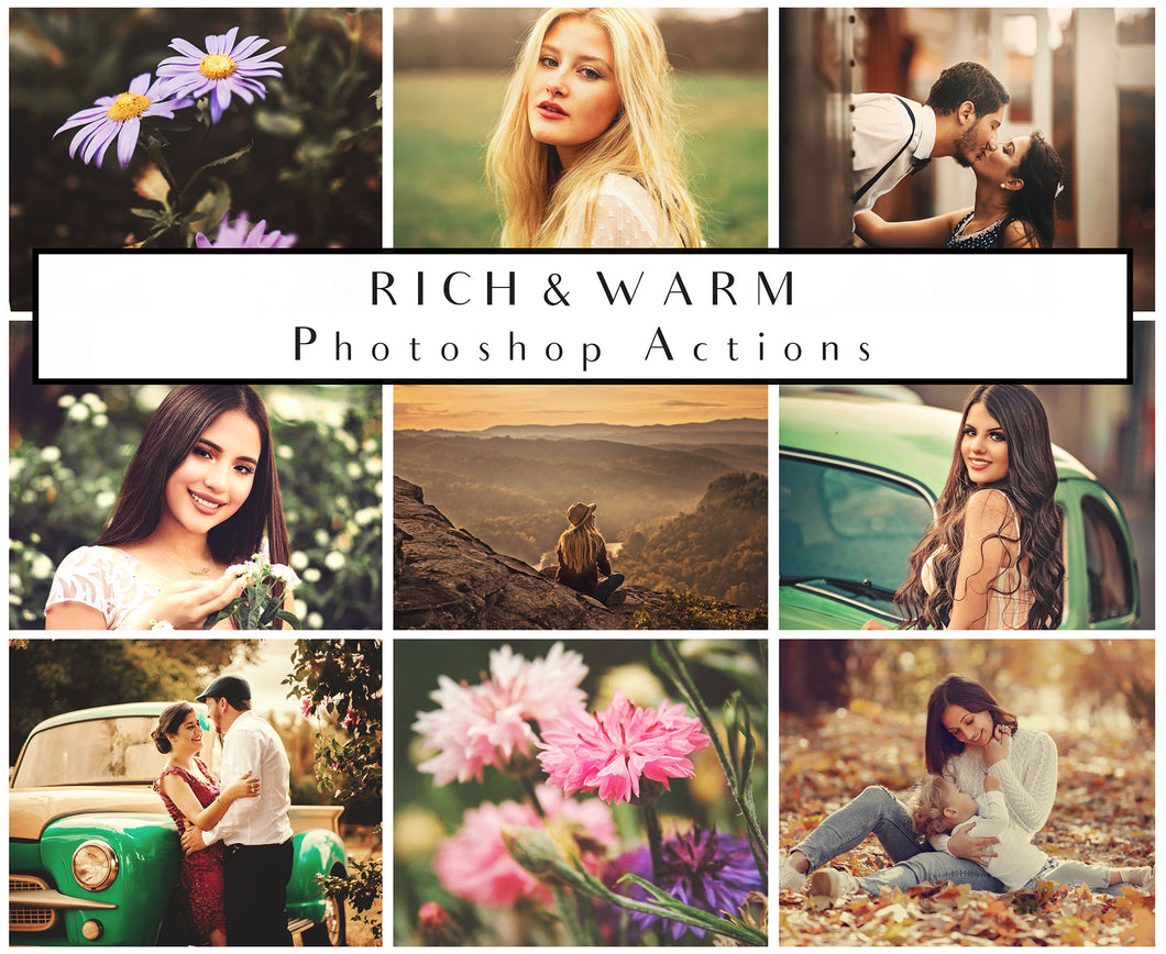 RICH & WARM Photoshop Actions