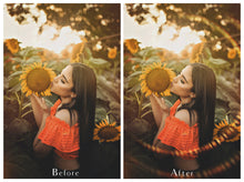 Load image into Gallery viewer, Sun flare overlays for photographers. Radial flare, rainbow flare, ring flare overlay,  lens flare, digital background for photoshop, High resolution by ATP textures.
