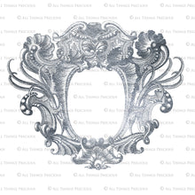Load image into Gallery viewer, VINTAGE ORNAMENTAL SILVER Frames - Clipart
