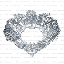 Load image into Gallery viewer, VINTAGE ORNAMENTAL SILVER Frames - Clipart
