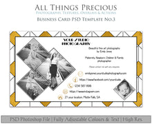 Load image into Gallery viewer, BUSINESS CARD - PSD Template No. 3

