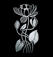 Load image into Gallery viewer, ART NOUVEAU SILVER FLOWERS - Clipart
