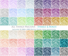 Load image into Gallery viewer, BOKEH SPARKLES Digital Papers - FREE DOWNLOAD
