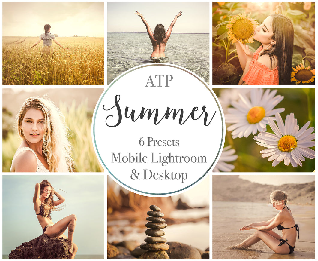 SUMMER Lightroom Presets - For Mobile and Desktop