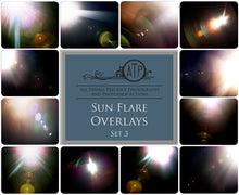 Load image into Gallery viewer, SUN FLARE Digital Overlays Set 3

