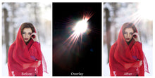 Load image into Gallery viewer, SUN FLARE Digital Overlays Set 4

