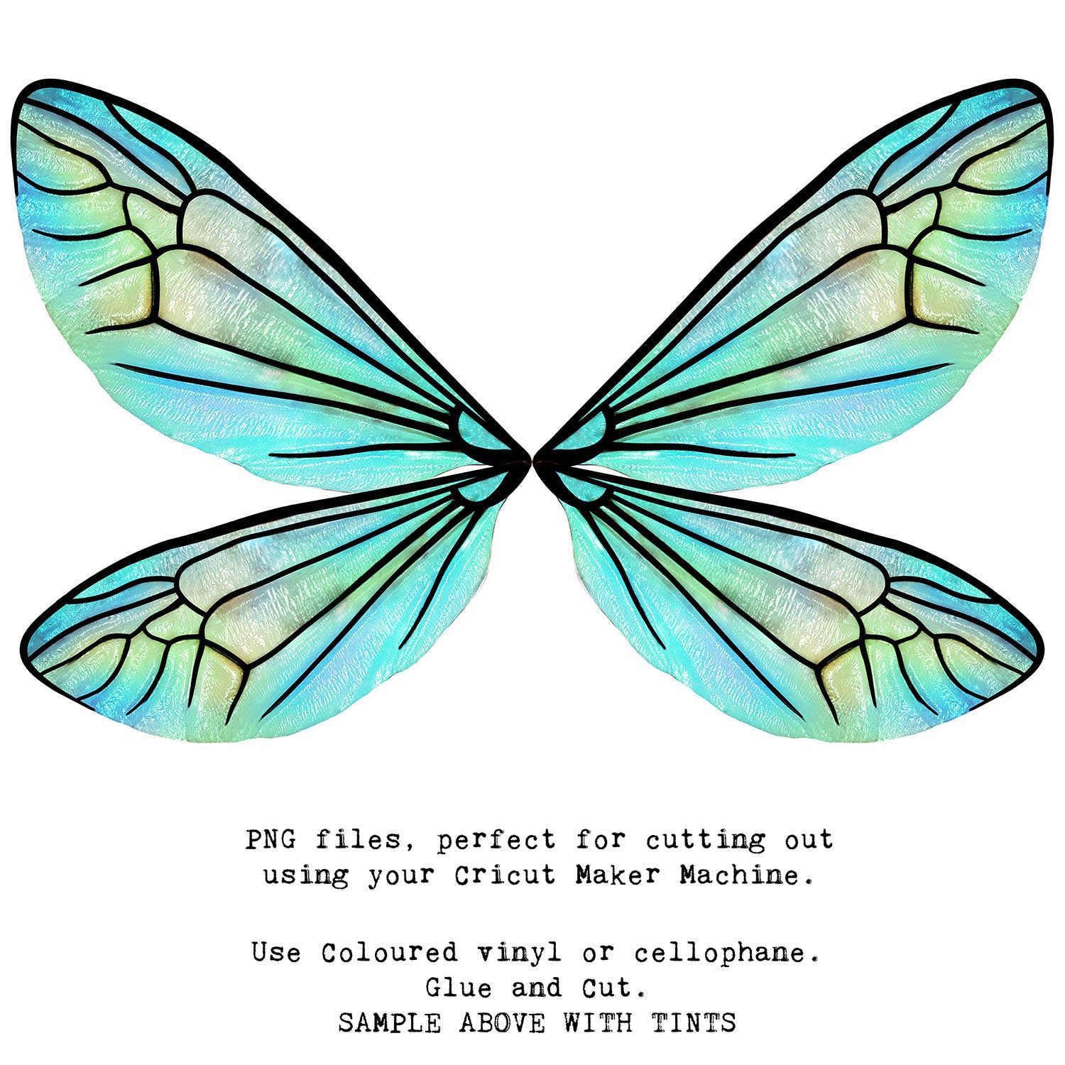 SVG & PNG Fairy Wing files for Cricut or Silhouette Cameo Cutting Machine. To create wearable fairy wings, in adult or children sizes.  Use this clipart design for Halloween Costumes, Fantasy or Cosplay or photography. These are Individual Wing Pieces, for you to cut and assemble. This is a digital product. 