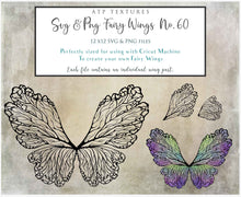 Load image into Gallery viewer, SVG FAIRY WINGS for CRICUT - Set 60

