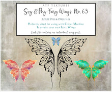 Load image into Gallery viewer, SVG FAIRY WINGS for CRICUT - Set 63
