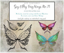 Load image into Gallery viewer, SVG FAIRY WINGS for CRICUT - Set 71
